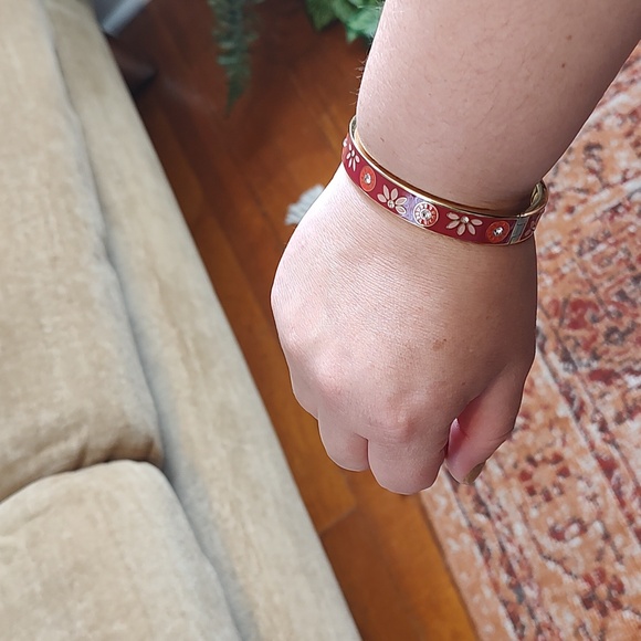 Henri Bendel Enamel and Rhinestone Cuff - Picture 7 of 7